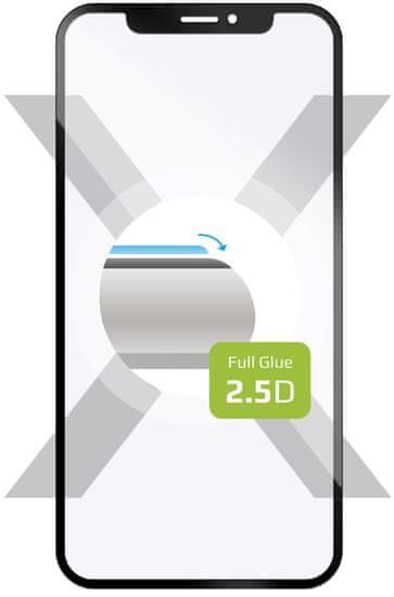 FIXED Full-Cover zaščitno steklo za Motorola Moto G73 5G, kaljeno, čez celoten zaslon, črno (FIXGFA-1092-BK)