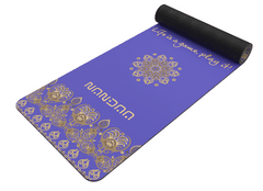 NANDAA Premium yoga podloga / blazina (Mandala Dream, Iris blue)