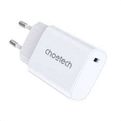 Choetech Q5004 20W PD omrežni polnilec za iPhone 12 13 KIT 2 kosa bela