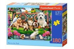 Castorland Puzzle 180 kosov - Domače živali v parku