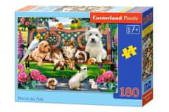 Castorland Puzzle 180 kosov - Domače živali v parku