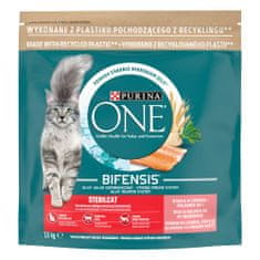 Purina ONE Bifensis Sterilcat s lososem a pšenicí 1,5 kg