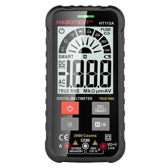 Habotest HT112A True RMS digitalni univerzalni multimeter