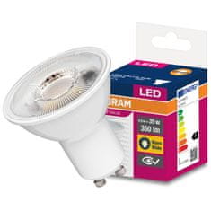 Osram 10x LED žarnica GU10 4,5W = 35W 350lm 2700K Toplo bela 120°