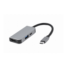 CABLEXPERT Adapter USB-C 3-v-1 USB, HDMI, PD