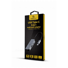 CABLEXPERT Adapter USB-C 3-v-1 USB, HDMI, PD