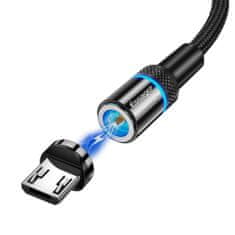 Northix Micro USB kabel z magnetnim vtičem - 1 m