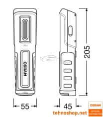 Osram LED DELOVNA SVETILKA LEDinspect FAST CHARGE PRO500 LEDIL405