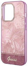 Guess Jungle ovitek za iPhone 14 Pro Max, roza (GUHCP14XHGJGHP)