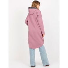 RELEVANCE Ženski pulover s kapuco na zadrgo BRENNA roza RV-BL-6683.00P_393080 S-M