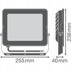 LEDVANCE Reflektor LED svetilka 90W 9000lm 4000K Nevtralno bela IP65 Črna COMPACT V