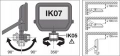 LEDVANCE Reflektor LED svetilka 10W 1100lm 3000K Topla bela IP65 s senzorjem gibanja in somraka Floodlight 