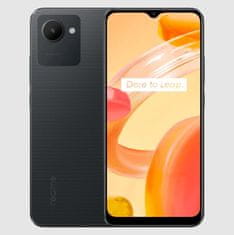 realme C30 pametni telefon, 3 GB/32 GB, črn (Denim Black)