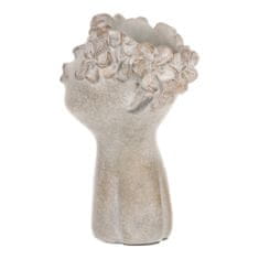 Autronic Betonski cvetlični zaboj, oblika glave, barva cvetja baker. BMO3276 COP