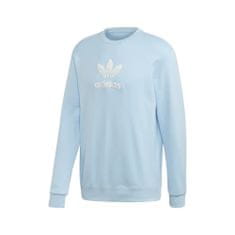 Adidas Športni pulover svetlo modra 182 - 187 cm/XL Trefoil Crew