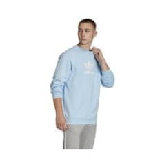 Adidas Športni pulover svetlo modra 182 - 187 cm/XL Trefoil Crew