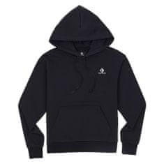 Converse Športni pulover črna 163 - 167 cm/S Embroidered Star Chevron Hoodie