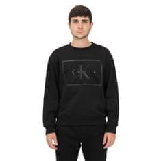 Calvin Klein Športni pulover črna 192 - 193 cm/XL J30J321880 Beh