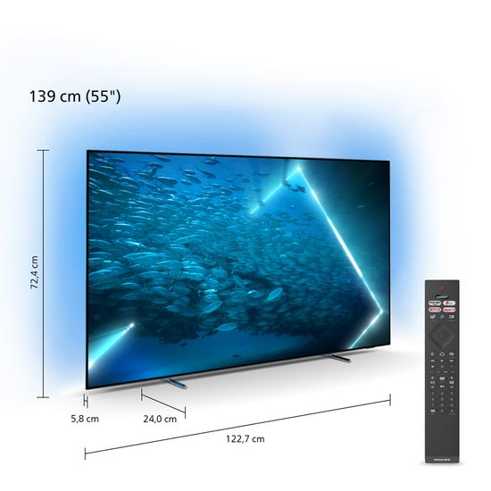 Philips 55PUS8118/12 55 (139 cm), Smart TV, 4K UHD LED, 3840 x 2160, Wi-Fi