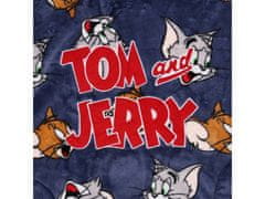 Disney Tom in Jerry Ženski pulover/halja granatna, odeja s kapuco, snuddie XS-S