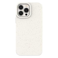 slomart Eco Case iPhone 14 silikonski razgradljivi ovitek bele barve