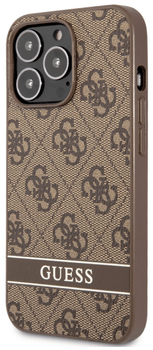 Guess GUHCP13LP4SNW ovitek za iPhone 13 Pro, rjav