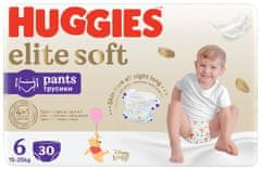 Huggies Elite Soft hlačke iz plenic, 30 kosov