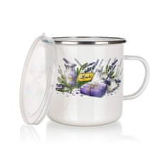 Banquet Emajliran vrč LAVENDER 0,7 l, komplet 6 kosov