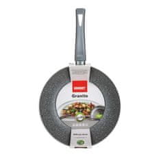 Banquet WOK ponev z neprijemljivo površino GRANITE PR 28 x 8 cm, indukcija, komplet 4 kosov