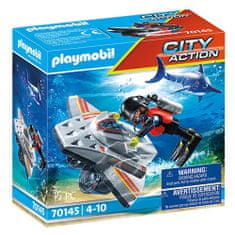 Playmobil POTAPLJAŠKI SKUTER 70145, POTAPLJAŠKI SKUTER 70145