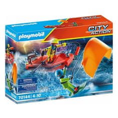 Playmobil REŠEVANJE KITESURFERJA Z GLISERJEM 70144, REŠEVANJE KITESURFERJA Z GLISERJEM 70144