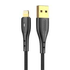 slomart Kabel USB na Lightning Nano Gold X07, 3A, 1,2 m (črn)