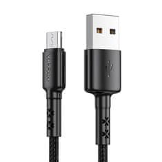 slomart Kabel USB-Mikro USB X02, 3A, 1,8 m (črn)