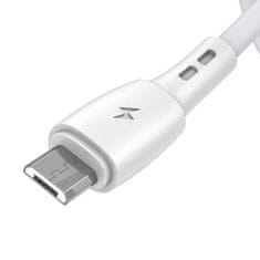 slomart Kabel USB-Micro USB Racing X05, 3A, 1m (bel)