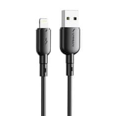 slomart Kabel USB Lightning Colorful X11, 3A, 1m (črn)