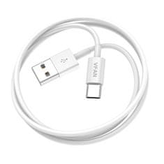 Vipfan Kabel USB na USB-C VFAN X03, 3A, 1m (bela)