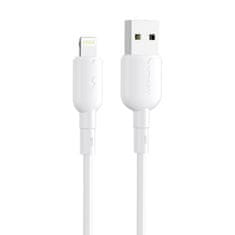 Vipfan USB to Lightning cable VFAN Colorful X11, 3A, 1m (white)