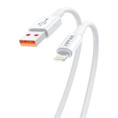 slomart Kabel USB Lightning X17, 6A, 1,2 m (bel)