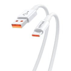 Vipfan Kabel USB na USB-C VFAN X17, 6A, 1,2 m (bel)