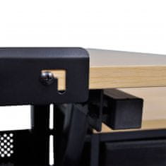 Vidaxl Pisalna miza z nagnjeno delovno površino in udobnim stolom