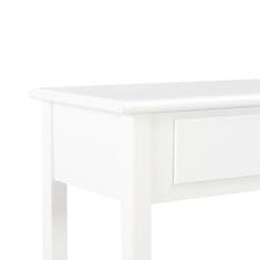 Vidaxl Komoda iz MDF-ja 110x35x80 cm bela