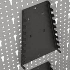 Vidaxl Stenske plošče za obešanje orodja 4 kosi 40x58 cm jeklo