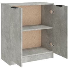 Vidaxl Omara, betonsko siva, 60x30x70 cm, material na osnovi lesa