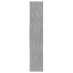 Vidaxl Knjižna omara betonsko siva 60x35x180 cm iverna plošča