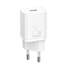 BASEUS Stenski polnilec Baseus Super Si Quick Charger 1C 25W (bel)