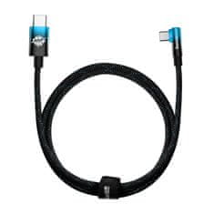 BASEUS MVP2 kabel USB-C do USB-C, 100 W, 1 m (črn/moder)