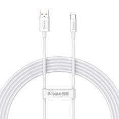 BASEUS Superior Series kabel USB na USB-C, 100 W, 2 m (bel)