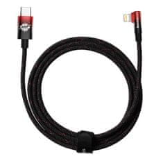 BASEUS MVP 20W kabel USB-C na Lightning 2m (črno/rdeče)