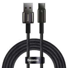 BASEUS Kabel USB na USB-C Tungsten Gold, 100 W, 2 m (črn)