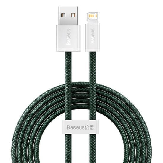 BASEUS Kabel USB do Lightning Dynamic 2, 2.4A, 2m (zeleni)